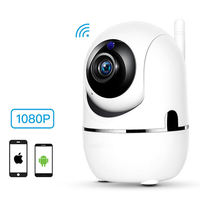 1080P Plus Hareket Takipli Bebek Monitörü İç Mekan Kablosuz IP Gözetim Kamerası WiFi HD Kızılötesi Gece Görüşü