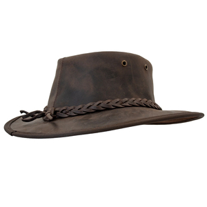 Customized <b>Western</b> Leather Fashion <b>Hats</b> New Style For Daily Use Outdoor Wear Genuine Leather Made <b>Hats</b> with Custom Logo - Product Image 4