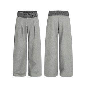 <span class=keywords><strong>Pantaloni</strong></span> Sportivi da Uomo Stile Semplice con Patchwork, Gamba <span class=keywords><strong>Larga</strong></span>, Vestibilità Comoda, Effetto Snellente, Ottima Caduta, <span class=keywords><strong>Pantaloni</strong></span> Casual - Product Image 1