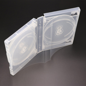 SUNSHING Premium DVD Case Super Clear 27mm Black CD DVD Blu-ray <b>Disc</b> Box Multi-pack 33/35mm DVD Boxes Clear PS Game Storage - Product Image 4