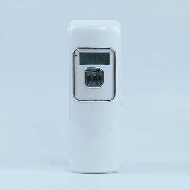 Wall Mounted Air Freshener Automatic Fragrance Toilet Spray 250ml-300ml Mist Release Settings Batteries Aerosol Dispenser