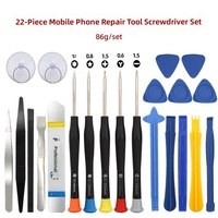 Juego de Destornilladores de Precisión 21 en 1, Kit de Herramientas de Reparación Electrónica con Puntas Magnéticas para Reparación de Teléfonos, Laptops, Tabletas y PC
