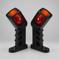Feu de position latéral LED en forme de L pour camion, 12V 24V, étanche, lampe de signalisation d'avertissement pour Scania, Mercedes, MAN, DAF
