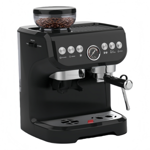Cafetera Espresso Semiautomática de Calidad Profesional - Acero Inoxidable con Molinillo Integrado, Pantalla Digital y Multifuncional - Product Image 6