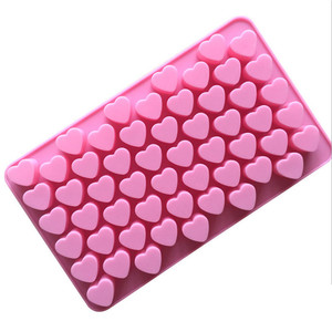 Mini moule en silicone en forme de cœur à 55 cavités pour la pâtisserie - Product Image 5
