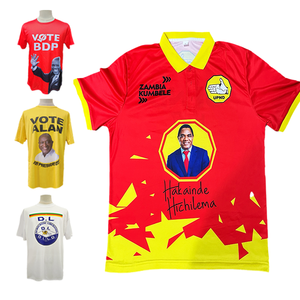 Fast Delivery Political Election T-shirts Zambia | Custom Printed Bulk Order Shirts