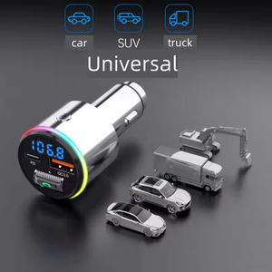 เครื่องเล่น MP3 ในรถยนต์พร้อมบลูทูธแฮนด์ฟรีที่ชาร์จในรถยนต์จอแสดงผลแรงดันไฟฟ้าแบบเรียลไทม์การถอดรหัสเสียงแบบไม่สูญเสียการนำทางการแจ้งเตือนด้วยเสียง - Product Image 6