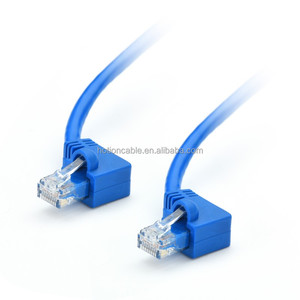 <span class=keywords><strong>Cable</strong></span> Ethernet Cat 6 <span class=keywords><strong>de</strong></span> 90 grados, <span class=keywords><strong>cable</strong></span> <span class=keywords><strong>de</strong></span> conexión <span class=keywords><strong>de</strong></span> red RJ45 en ángulo recto para enrutador, módem, ordenador, portátil, Smart TV - Product Image 2