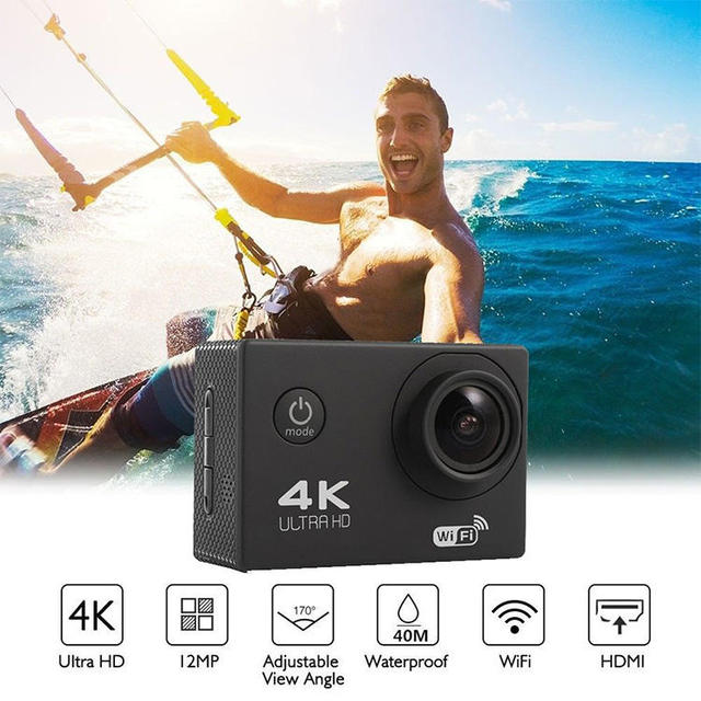4K 360 Sports Cameras Sport for Motorcycle Waterproof Small Action Camera