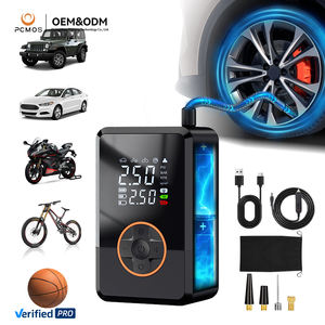 दोहरी बिजली आपूर्ति मिनी पोर्टेबल वायरलेस इलेक्ट्रिक कार टायर एयर कंप्रेसर कॉर्लेस इंफ्लेटेबल पंप डिजिटल टायर इंफ्लेवेटर्स - Product Image 1