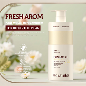 Set de Champú Refrescante Floral <span class=keywords><strong>Herber</strong></span> Fresh Arom de 800 ml con Aceite de Batana, Fragancia Duradera, Control de Grasa para el Cabello - Product Image 1