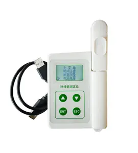 Medidor de clorofila manual, Detector de humedad y temperatura con contenido de nitrógeno para plantas, probador de nutrición para plantas