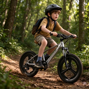 Vélo de montagne pour enfants, cadre en alliage de magnésium léger de 20 pouces, frein à disque, pneus larges, pour enfants de 10 à 12 ans, vélo d'extérieur - Product Image 4