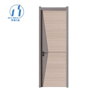 Porte intérieure en bois plaqué de haute qualité avec finition en bois de sapele, parfaite pour les villas de luxe dans les banlieues sud-africaines - Product Image 2