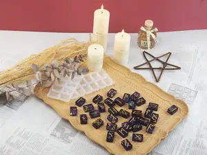 Скандинавские энергетические символы, силиконовая смола, подвеска, формы для шоколада