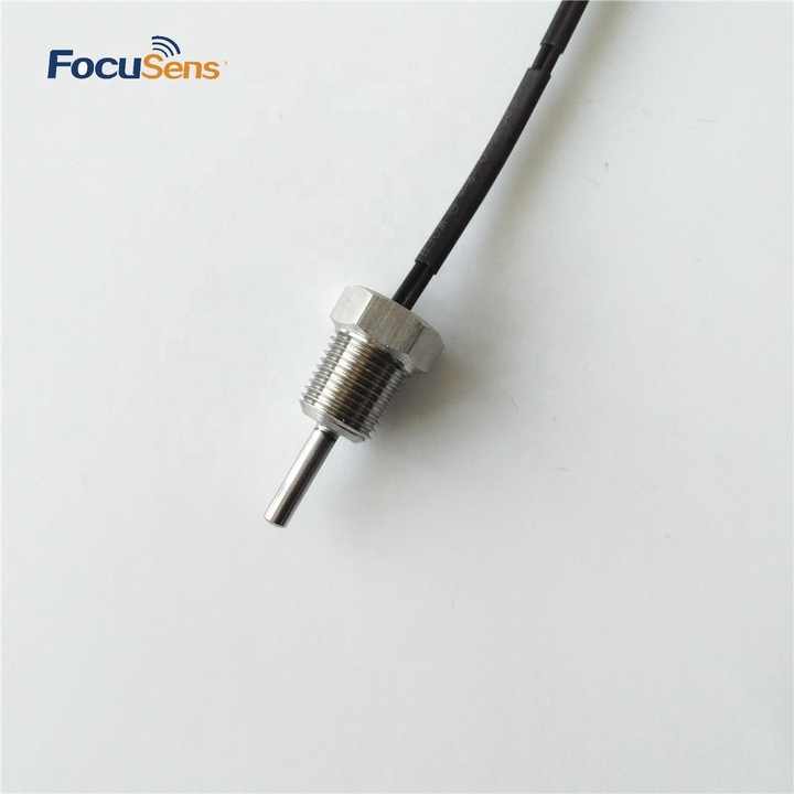 PT100 PT1000 3-Wire Stainless Steel Screw Thread Waterproof RTD Sensor ...