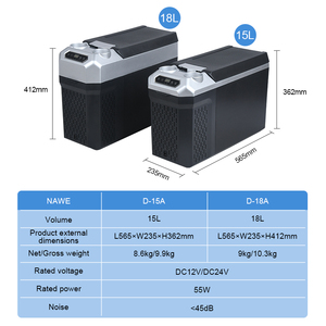 Frigorifero Portatile <span class=keywords><strong>per</strong></span> <span class=keywords><strong>Auto</strong></span> e Campeggio, Congelatore da 15L/18L con Certificazioni CE, CB, FCC, EMC - Product Image 3