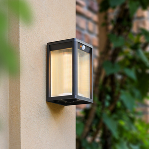 Lámpara de pared con energía solar LED Ip55 impermeable <span class=keywords><strong>para</strong></span> exteriores con sensor de movimiento linternas de pared solares <span class=keywords><strong>para</strong></span> patio de jardín - Product Image 2
