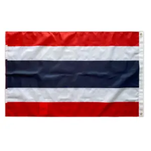 Custom Thailand Flag Splice Embroidered Stars And Stripes Flag 3X5ft Thailand Flag