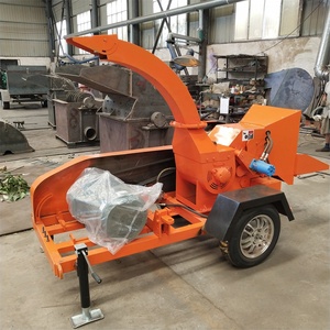 Déchiqueteuse forestière 55hp Wood Chipper Machine à vendre pour déchiqueter les branches de grumes Moteur à haut rendement - Product Image 2