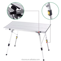 Table de billard d'extérieur moderne, légère, portable, pliable, avec structure en aluminium, imperméable et design réglable en hauteur