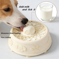 Nouvelle Tendance 2026 : Distributeur de Nourriture à Ventouse Antidérapant pour Chien et Chat, Gamelle Lèche-Ballon en Silicone pour Alimentation Lente et Friandises Liquides