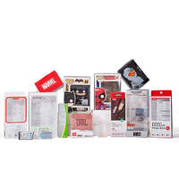 Boîtes en plastique transparentes personnalisées en PET PVC, petites boîtes d'emballage pour jouets pour bébés avec fenêtre de présentation