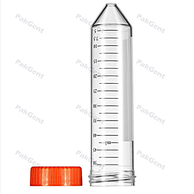 50 мл центрифужные пробирки с винтовой крышкой, навальный пакет устойчивы к утечке Коническое дно 50 мл центрифужные пробирки