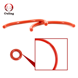 Joint torique en caoutchouc de silicone rouge épais VMQ CS5mm joint torique matériel rondelle OD55-<span class=keywords><strong>130mm</strong></span> joint plat joints toriques en silicone - Product Image 5
