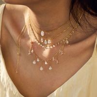 Collier Pendentif Gland Dylam Charm en Argent 925 Plaqué Or 14K Rhodié, Chaîne à Maillons de 3mm avec Zirconia 5A, Bijou Inoxydable