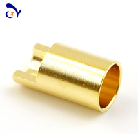 Connecteur de batterie à courant élevé plaqué or Amass 6,5 mm, fiche banane GC6510, connecteur de fil d'alimentation mâle/femelle en laiton, 500 V IP40