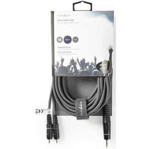 Câble audio stéréo 3,5 mm mâle vers 2x RCA mâle 5 m - Product Image 3