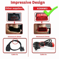 Escáner de Diagnóstico para Automóviles OBDII Universal KONNWEI KW850, Pantalla LCD TFT a Color, 12V, 1 Año de Garantía, Herramientas de Escaneo, Soporte en Español