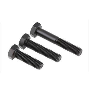 Bullone a Testa Esagonale in Acciaio al Carbonio Nero DIN 933, Grado 12.9 |   Elementi di Fissaggio ad Alta Resistenza (M12-M36) - Product Image 4