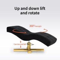 Nouveau Lit de Massage et de Tatouage Ergonomique en Bois Pliable en Forme de S, Réglable, Design Moderne et Simple, pour Usage Commercial en Salon (Modèle 2026)
