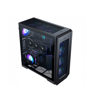 Boîtier de jeu PC haut de gamme Phanteks Full Tower ATX avec panneau latéral en verre trempé noir, ports USB, Windows, en stock - Product Image 6