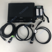Getac V110 Tablet portátil genuino Vocom 2 + Vocom 88899400 PTT 2,8 DEV2 USB WIFI conectar excavadora para herramienta de diagnóstico