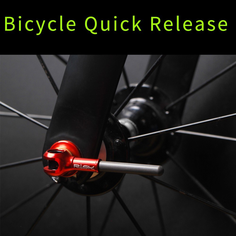 Sgancio Rapido Anteriore E Posteriore Per Bici – Set In Acciaio Inox Per MTB, Strada E Pieghevoli, Facilissimo Da Montare
