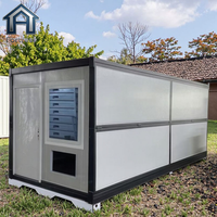 Maison conteneur pliable en kit, structure modulaire légère, expédition facile, bâtiment préfabriqué pour projets de construction mondiaux
