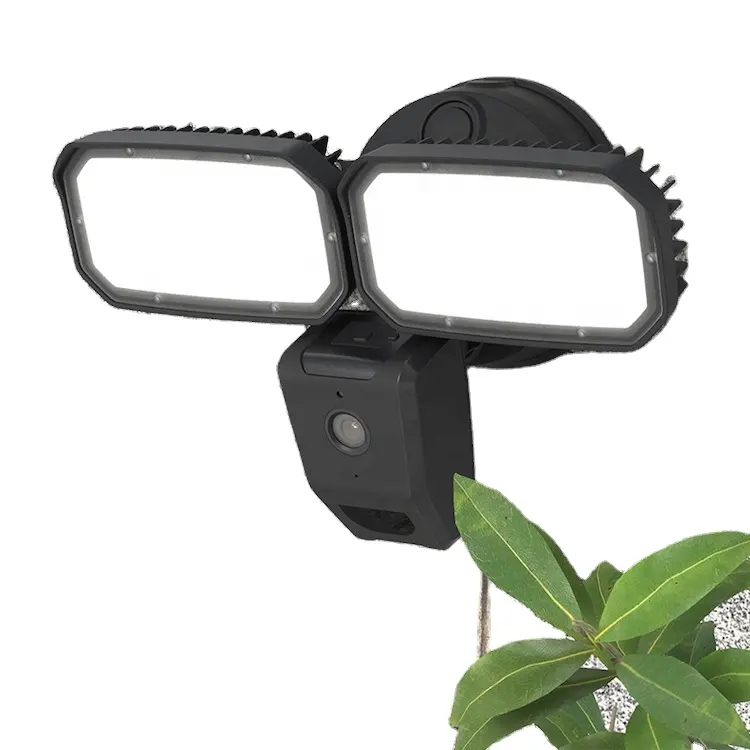 Tuya Smart life Wireless Outdoor-Sicherheit Zwei-Wege-Audio-PIR-Bewegungserkennungs-Garten licht kamera