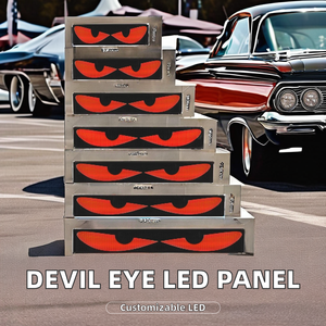 Thông minh app-kiểm soát <span class=keywords><strong>LED</strong></span> Đăng Board RGB xe tải quảng cáo hiển thị linh hoạt 2.5 mét 12V USB di chuyển kính chắn gió mắt cửa hàng bán lẻ - Product Image 4