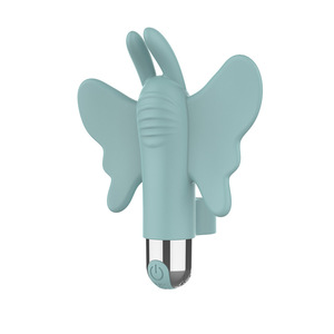 Vibrador de dedo vibratorio AV, recargable, de silicona, juguete de estimulación para adultos para mujeres, masajeador de punto G y clítoris. - Product Image 4