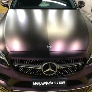 WRAPMASTER <span class=keywords><strong>Vinilo</strong></span> Autoadhesivo de 1.52*17m, <span class=keywords><strong>Vinilo</strong></span> Mate Camaleón Morado Cobre, Película de <span class=keywords><strong>Vinilo</strong></span> que Cambia de Color, <span class=keywords><strong>Vinilo</strong></span> Camaleón para Envolver Autos - Product Image 6