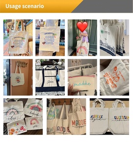 Bolsas de lona de color sólido de tamaño personalizable con logotipo impreso personalizado bolsa de compras, bolso de hombro de lona, bolso de lona personalizado liso - Product Image 6