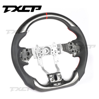 Volante de Cuero y Fibra de Carbono Compatible con Mitsubishi LANCER EVO 7 8 9