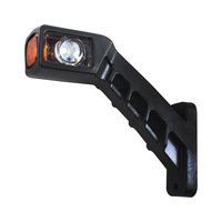 Ensemble de feux arrière pour remorque, camion, fourgonnette, camionnette, blanc, rouge, jaune, 12/24V, feux de position latéraux LED, lampe de camion, 2 pièces/ensemble, lampe indicatrice