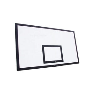 Sem medo Outdoor <span class=keywords><strong>Basketball</strong></span> Stand com vidro temperado <span class=keywords><strong>Backboard</strong></span> SMC Fiberglass Wind e Rain Resistant Board - Product Image 3