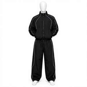 Survêtement coupe-vent imperméable en nylon de haute qualité pour homme, style streetwear, avec fermeture éclair, collection 2026, fabriqué par Elson Sports - Product Image 1