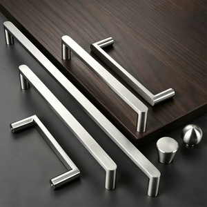 Hot Sale Solid 304 Stainless Steel Wardrobe <strong>Door</strong> Handles Modern Kitchen Cabinet Handle Ball Round Drawer <strong>Knobs</strong> - Product Image 1