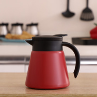 Petite cafetière thermique isotherme double paroi en acier inoxydable pour usage domestique, idéale pour le café arabe, maintien au chaud 12-24 heures